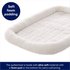 Frisco Quilted Fleece Pet Bed & Crate Mat, Ivory, 18-in - Chewy.com