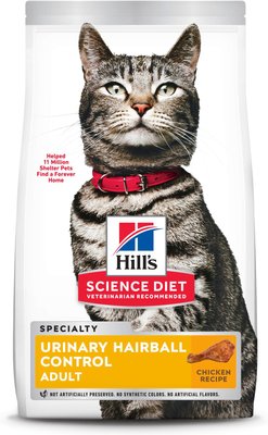 Hill's Science Diet Adult Urinary Hairball Control Dry Cat Food, slide 1 of 1
