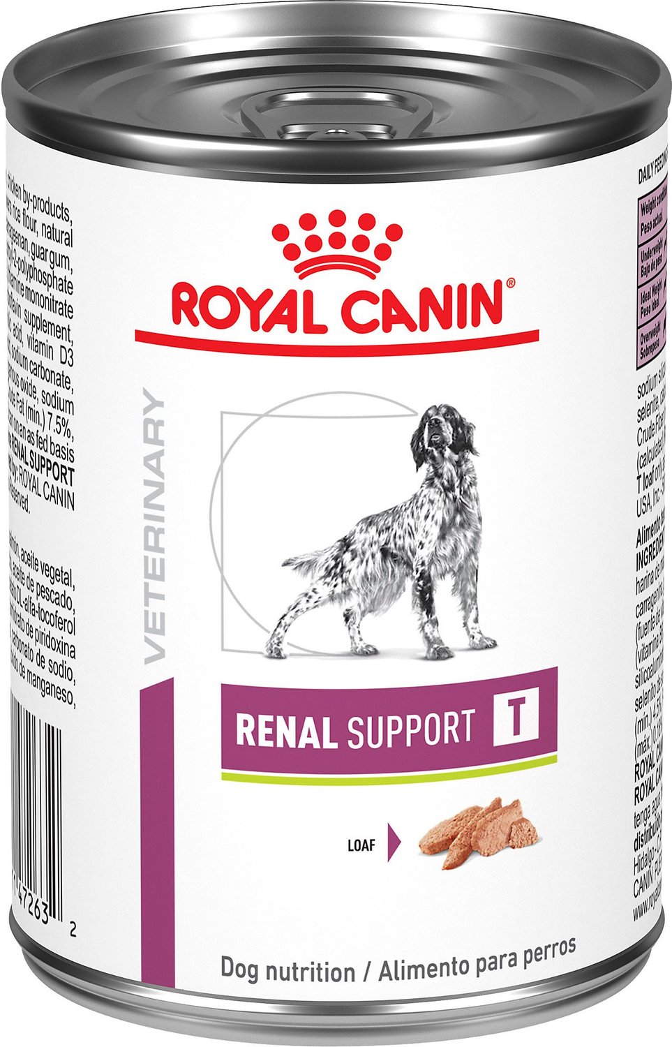 ROYAL CANIN VETERINARY DIET Renal Support T Canned Dog Food, 13.5oz