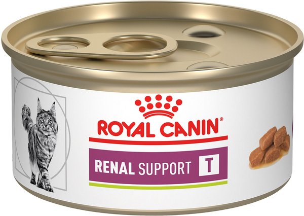 Royal Canin Veterinary Diet Adult Renal Support T Thin Slices in Gravy Canned Cat Food, 3-oz, case of 24 slide 1 of 7