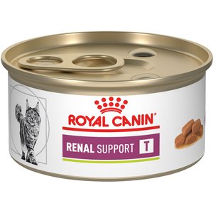 Royal Canin Veterinary Diet Adult Renal Support T Thin Slices in Gravy Canned Cat Food, 3-oz, case of 24
