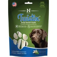 N-Bone Twistix Vanilla Mint Flavored Mint Flavored Dental Dog Treats