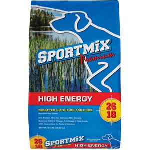 SPORTMiX Premium High Energy 26/18 Adult Dry Dog Food, 50-lb bag