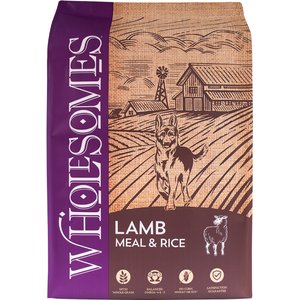 Wholesomes with Lamb Meal & Rice Formula Dry Dog Food, 40-lb bag