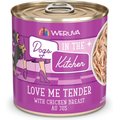 Weruva Dogs in the Kitchen Love Me Tender with Chicken Breast Au Jus Grain-Free Canned Dog Food, 10-oz can, case of 12