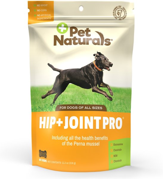 Pet Naturals Hip + Joint Pro Dog Chews, 60 count slide 1 of 4