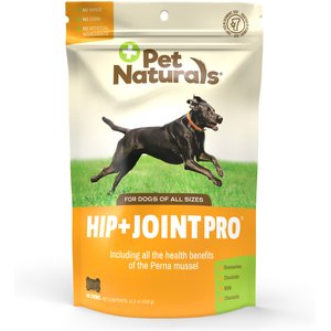 Pet Naturals Hip + Joint Pro Dog Chews, 60 count
