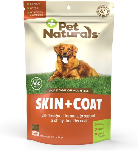 Pet Naturals Skin + Coat Dog Chews, 30 count slide 1 of 2