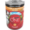 Purina ONE SmartBlend Classic Ground Chicken & Brown Rice Entree Adult Canned Dog Food