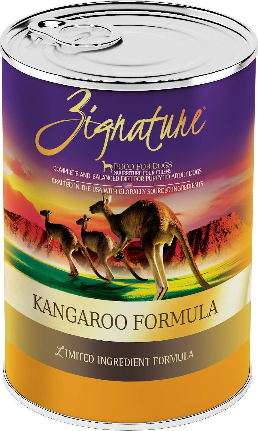 zignature kangaroo dog food
