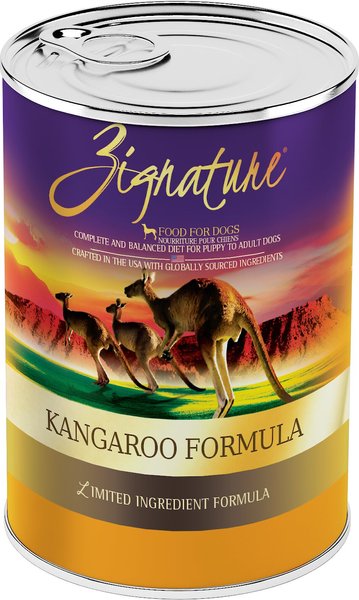 Zignature Kangaroo Limited Ingredient Formula Grain-Free Canned Dog Food, 13-oz, case of 12 slide 1 of 10