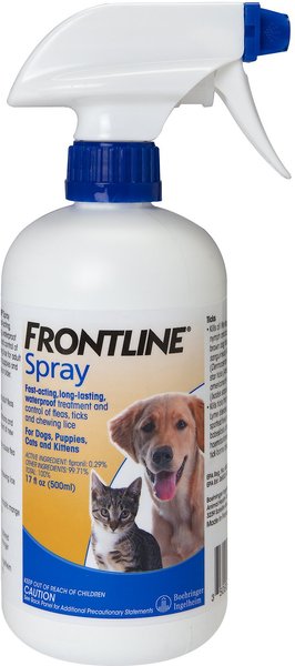 Frontline Flea & Tick Spray for Dogs & Cats, 500-mL bottle slide 1 of 8