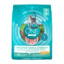 Purina ONE Sensitive Skin & Stomach Dry Cat Food, 7-lb bag