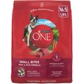 Purina ONE SmartBlend Small Bites Beef and Rice Dry Dog Food, 16.5-lb bag