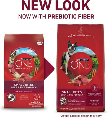 Purina ONE SmartBlend Small Bites Beef and Rice Dry Dog Food