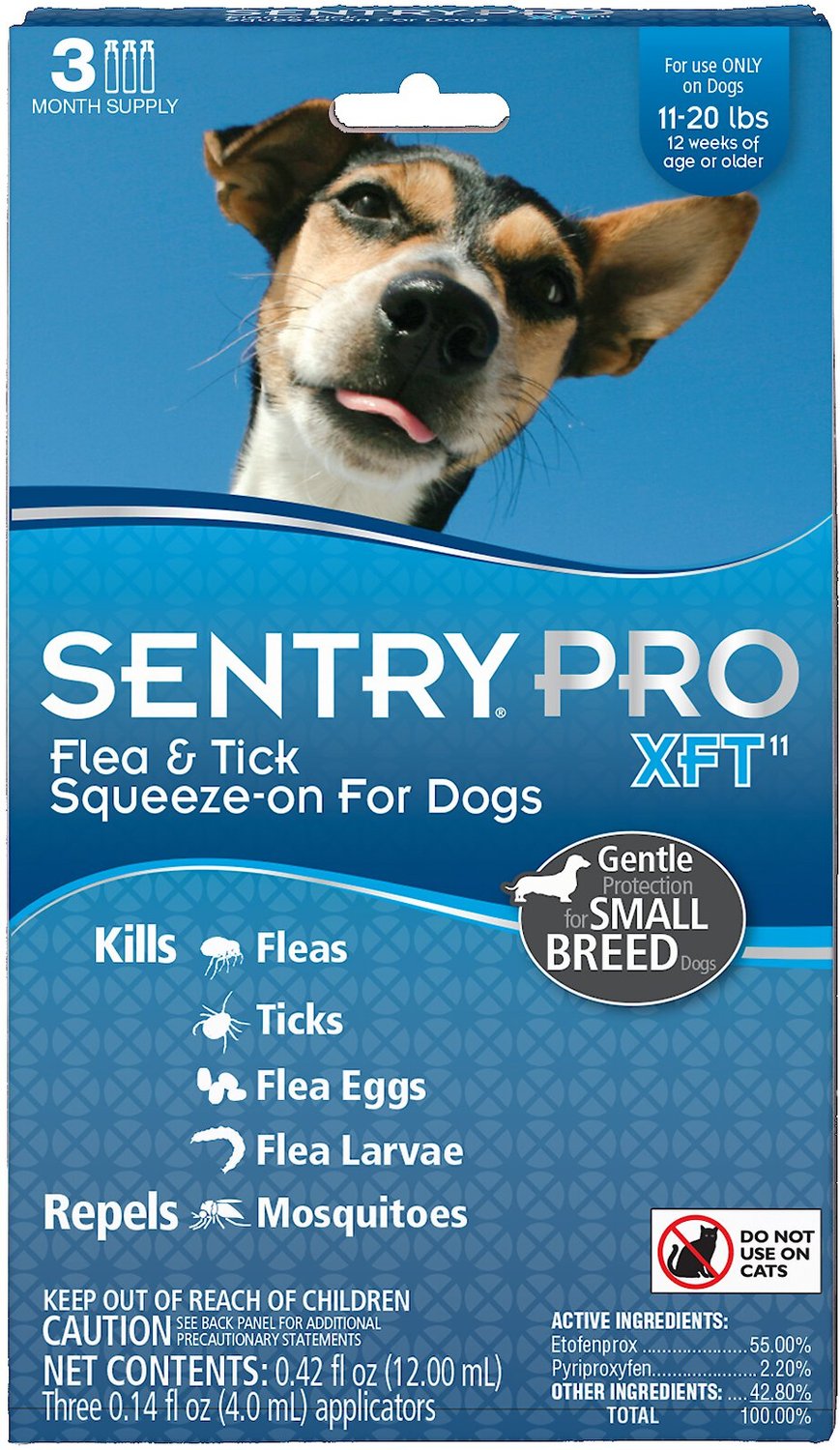 SENTRY Pro XFT Flea \u0026 Tick Squeeze-On 