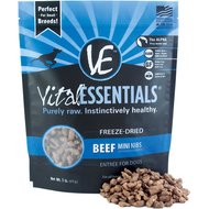Vital Essentials Beef Mini Nibs Grain-Free Freeze-Dried Dog Food