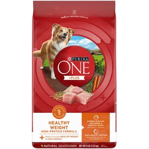 Purina ONE Natural Weight Control +Plus Healthy Weight Formula Dry Dog Food, 8-lb bag