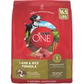 Purina ONE Natural SmartBlend Lamb & Rice Formula Dry Dog Food, 16.5-lb bag