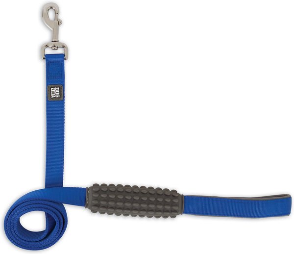 Dogzilla Nylon City Dog Leash, Blue, Large: 6-ft long, 1-in wide slide 1 of 3
