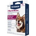 PetArmor 7 Way Dewormer for Hookworms, Roundworms & Tapeworms for Medium & Large Breed Dogs, 2 count