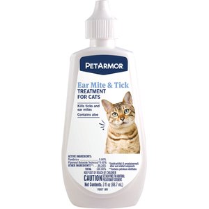 PetArmor Medication for Ear Mites for Cats, 3-oz bottle