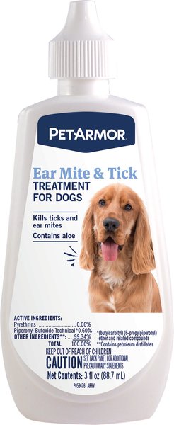 PetArmor Medication for Ear Mites for Dogs, 3-oz bottle slide 1 of 6