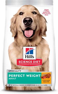 5. Hill's Science Diet Adult Perfect Weight Chicken Recipe Dry Dog Food