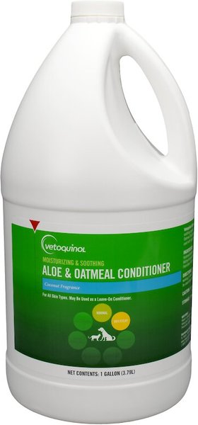 Vetoquinol Aloe & Oatmeal Conditioner for Dogs & Cats, 1-gal bottle slide 1 of 5