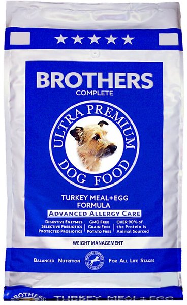 Brothers Complete Turkey Meal & Egg Formula Advanced Allergy Care Grain-Free Dry Dog Food, 25-lb bag slide 1 of 6