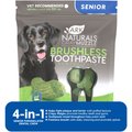 Ark Naturals Gray Muzzle Brushless Toothpaste Senior Large Dental Dog Treats, 7.8-oz bag, Count Varies