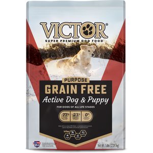 VICTOR Purpose Active Dog & Puppy Formula Grain-Free Dry Dog Food, 5-lb bag