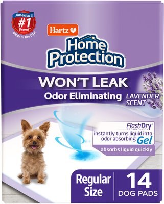 Hartz Home Protection Odor Eliminating Dog Pee Pads, 21 x 21-in, Lavender Scented, slide 1 of 1