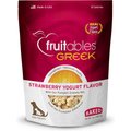Fruitables Greek Strawberry Yogurt Flavor Crunchy Dog Treats