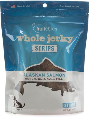 Fruitables Whole Jerky Strips Alaskan Salmon Dog Treats, slide 1 of 1