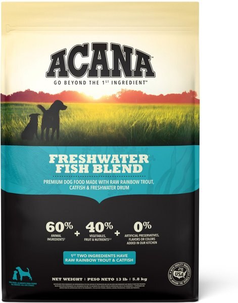 ACANA Freshwater Fish Recipe Grain-Free Dry Dog Food, 13-lb bag slide 1 of 11