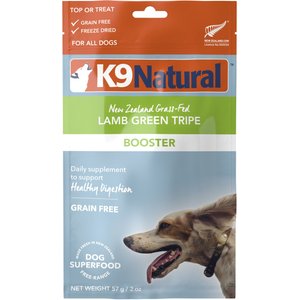 K9 Natural Lamb Green Tripe Booster Digestive Supplement for Dogs, 2-oz bag