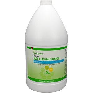 Vetoquinol Itchy Dry Skin Aloe & Oatmeal Soap-Free Dog & Cat Shampoo, 1-gal bottle