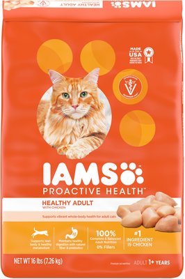 Iams ProActive Health Healthy Adult Original with Chicken Dry Cat Food, slide 1 of 1