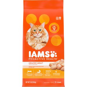 Iams ProActive Health Healthy Adult Original with Chicken Dry Cat Food, 7-lb bag