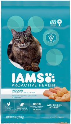 Iams ProActive Health Indoor Weight & Hairball Care Dry Cat Food, slide 1 of 1