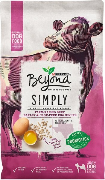 Purina Beyond Simply Farm Raised Beef & Egg Recipe Dry Dog Food, 3-lb bag slide 1 of 9