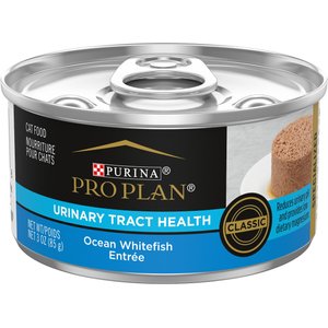 Purina Pro Plan Focus Adult Classic Urinary Tract Health Formula Ocean Whitefish Entree Canned Cat Food, 3-oz, case of 24