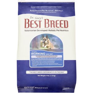 Dr. Gary's Best Breed Holistic Working Dry Dog Food, 4-lb bag