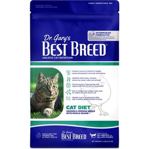 Dr. Gary's Best Breed Holistic All Life Stages Dry Cat Food, 4-lb bag