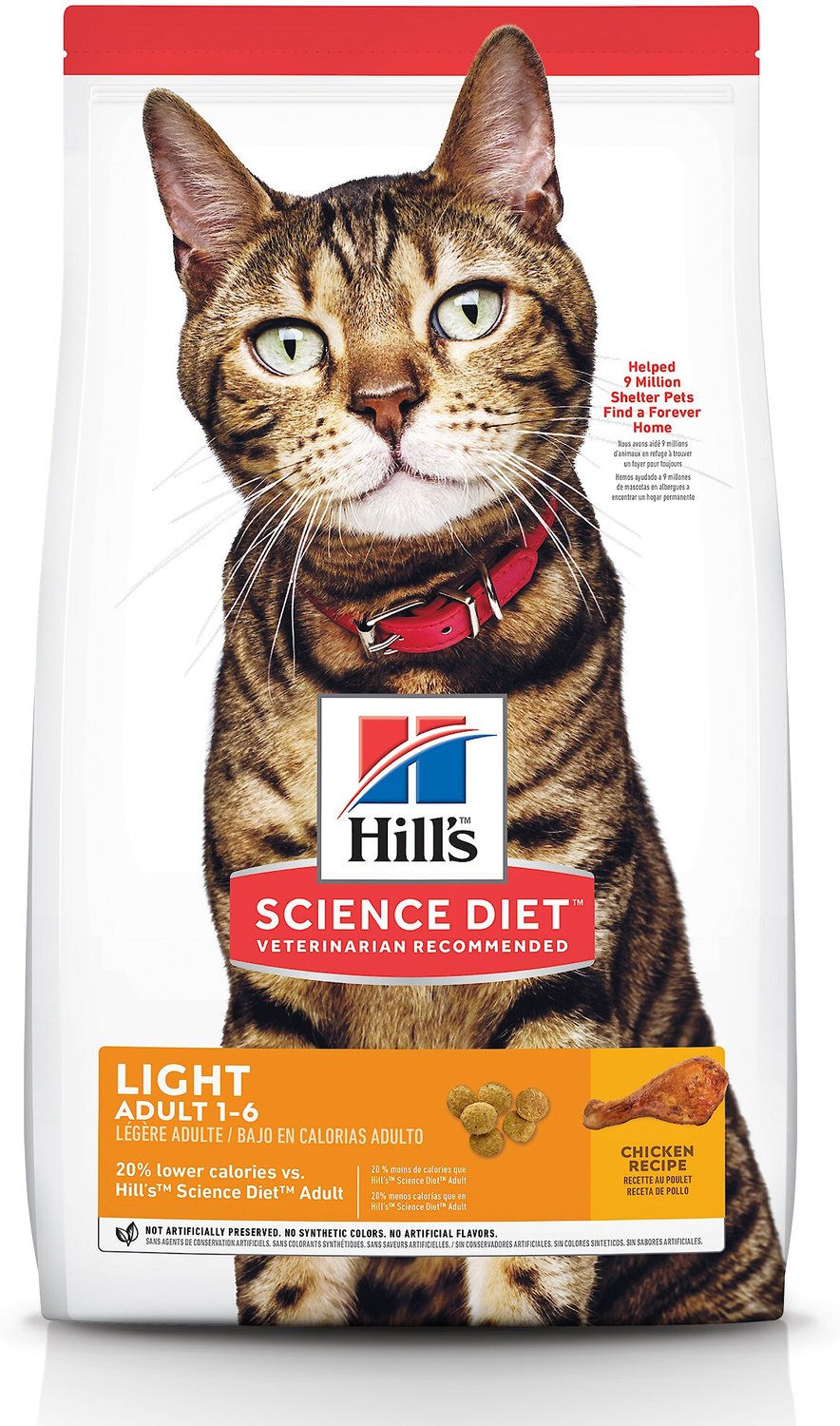 hills science plan light cat food