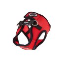 Puppia Vest Polyester Step In Back Clip Dog Harness, Red, Medium: 13.9-in chest