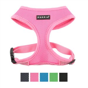Puppia Polyester Back Clip Dog Harness, Pink, Small: 12 to 18-in chest