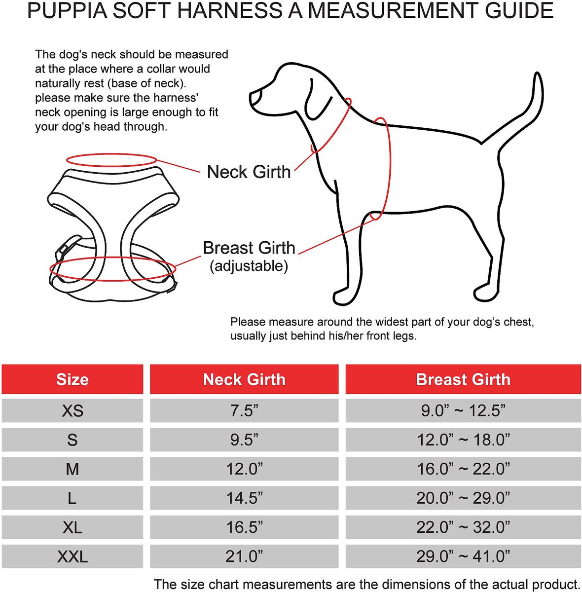 XX-Large Authentic Puppia Soft Harness Grey