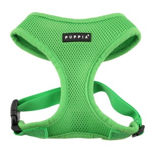 Puppia Polyester Back Clip Dog Harness, Green, Medium: 16 to 22-in chest